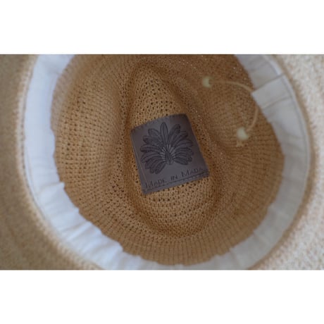 MADE IN MADA  つばの広い帽子　Natural