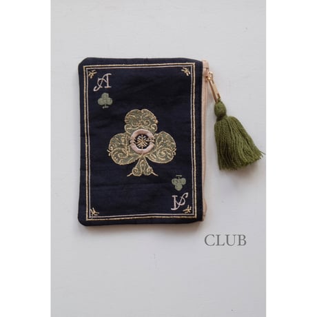 刺繍ポーチ