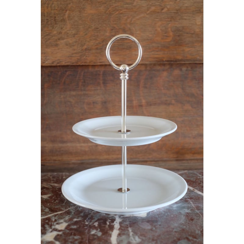 France PILLIVUYT ケーキスタンド二段式 | NORICOCCO STORE