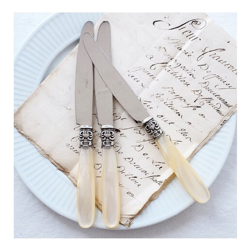イタリアのテーブルナイフ Monna Lisa ivory | NORICOCCO STORE