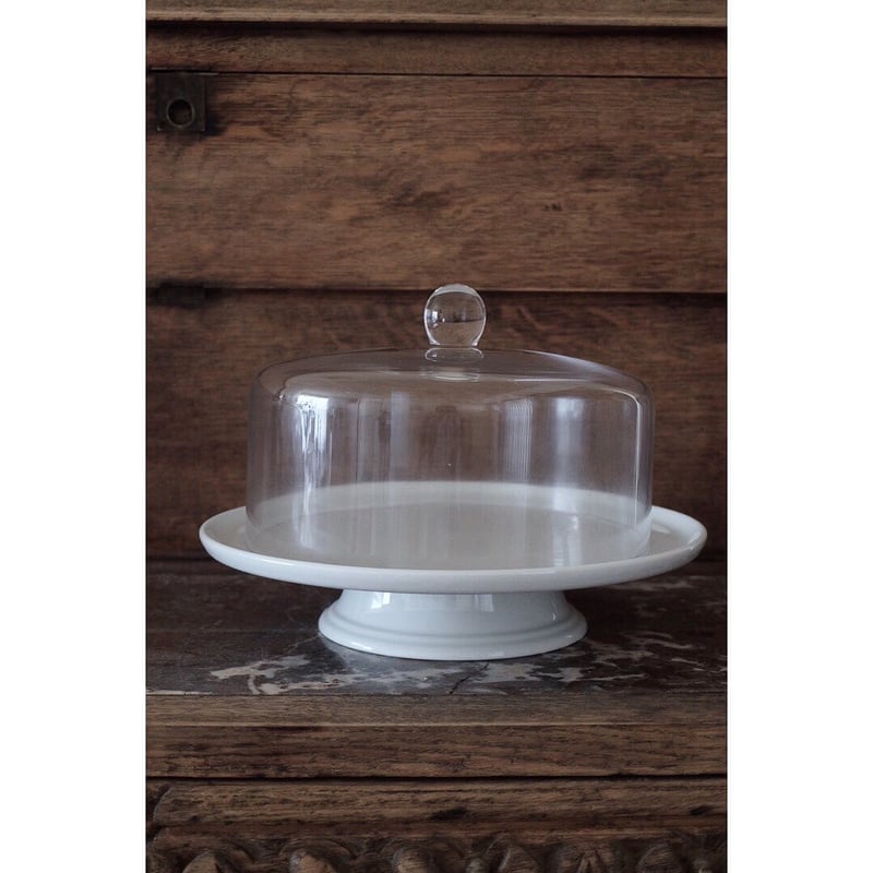 ご成約済み⌘ ガラスドーム ⌘ ガラスコンポート ガラス受皿付き ご成約済み⌘ ガラスドーム ⌘ ガラスコンポート ガラス受皿付き