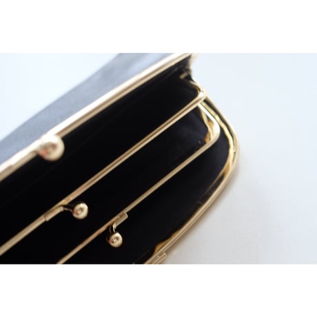 シープレザーウォレット　BLACK