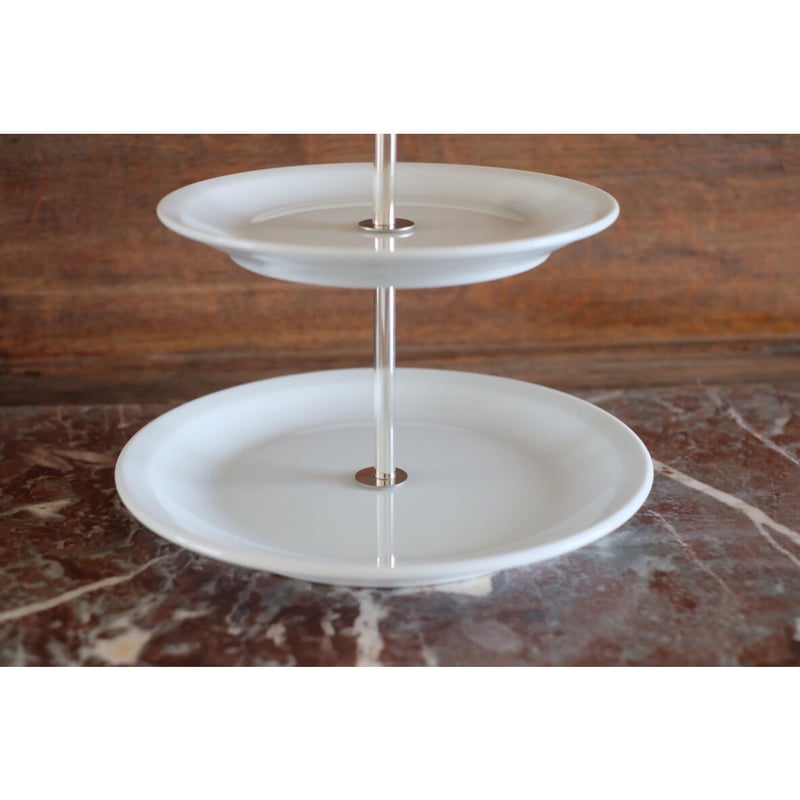 France PILLIVUYT ケーキスタンド二段式 | NORICOCCO STORE