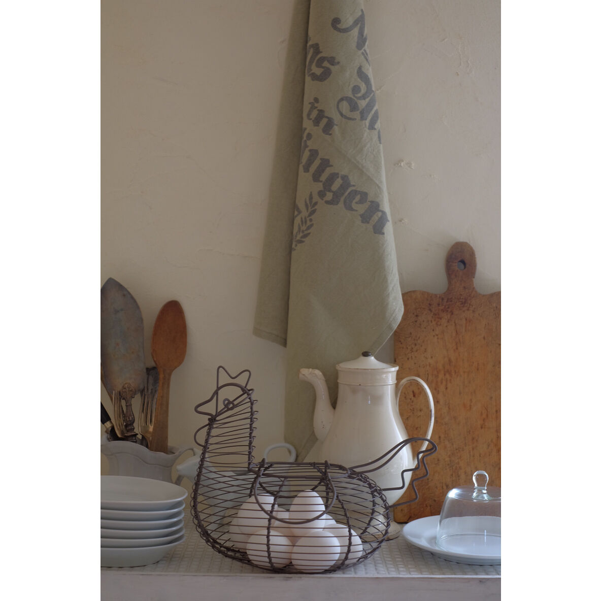 にわとりの形のワイヤーバスケット | NORICOCCO STORE