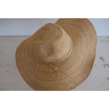MADE IN MADA  つばの広い帽子　Natural