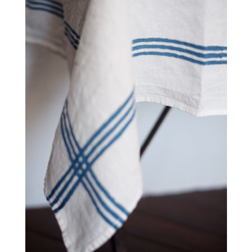 テーブル用品 BERTOZZI BERTOZZI Rigato Blue Tablecloth 69X126 – Matilda's Life Style