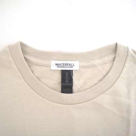 架空の フランス映画『Noir Desir ノワール・デジール』Tシャツ  ベージュ　S/M/L/XL　WATERFALL