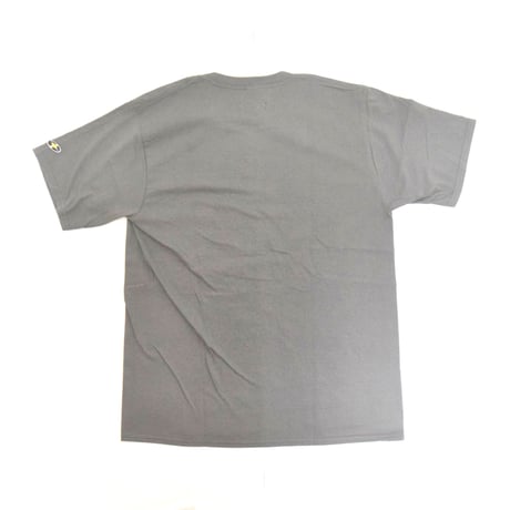 「猫ドラム」レコードワッペン猫ツアーTシャツ  2022SS新色チャコール S/M/L WATERFALL限定商品