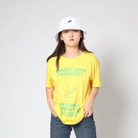 「インコピアノ/シンセサイザー」鳥ツアーTシャツ   2023SS 新色 イエロー S/M/L WATERFALL
