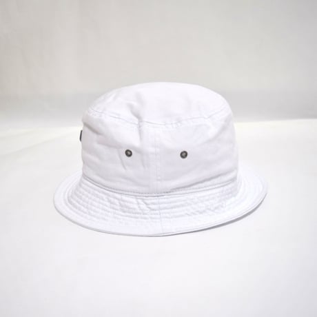 「レコードワッペンバケットハット」 ホワイト　60cm　2021SS新作　WATERFALL　ユニセックス