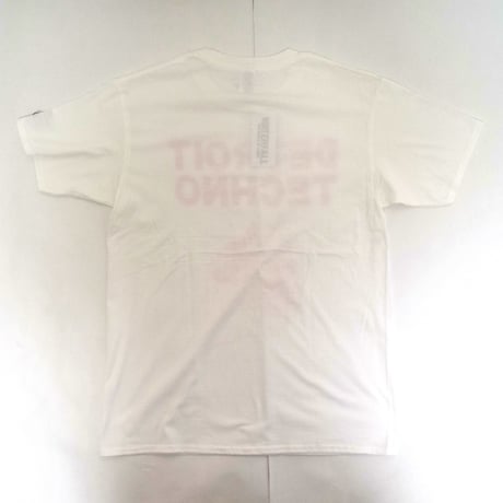 「デトロイトテクノTシャツ（DETROIT TECHNO）」ホワイト S/M/L 2022SS 新色 WATERFALL
