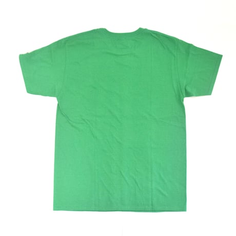「DJ猫」レコードワッペン猫ツアーTシャツ 　グリーン　S/M/L　WATERFALLオリジナル限定商品