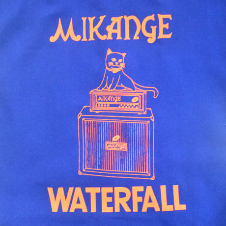 「猫アンプ」猫ツアートートバック レコードバッグ  ロイヤルブルー　F　 WATERFALLオリジナル限定商品
