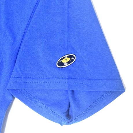 「猫バンド」レコードワッペン猫ツアーTシャツ 2022SS新色 Rブルー S/M/L WATERFALL限定品