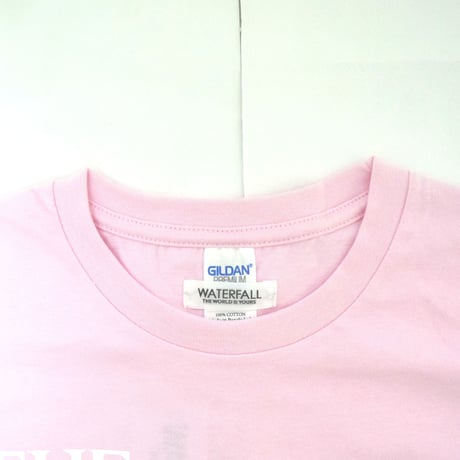 「猫バンド」レコードワッペン猫ツアーTシャツ 2021SS新色 ピンク S/M/L WATERFALL限定商品
