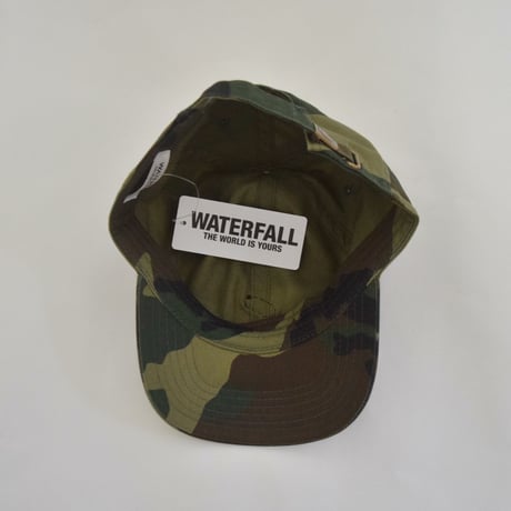 「レコードワッペンコットンキャップ」　カモフラージュ　F　2019AW　新作　WATERFALL