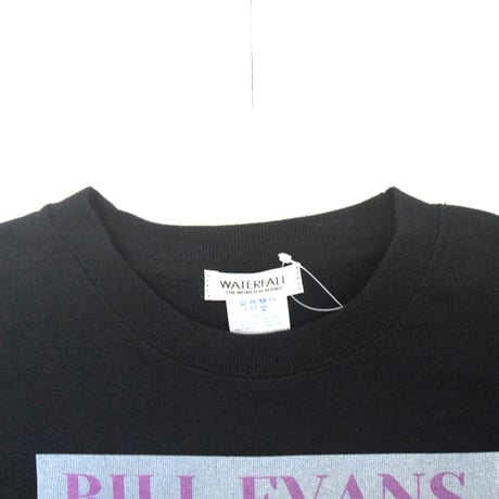 「BILL EVANS」ブラック ジャズスウェット（写真家・内山繁氏撮） WATERFALL S/ M/ L/ XL