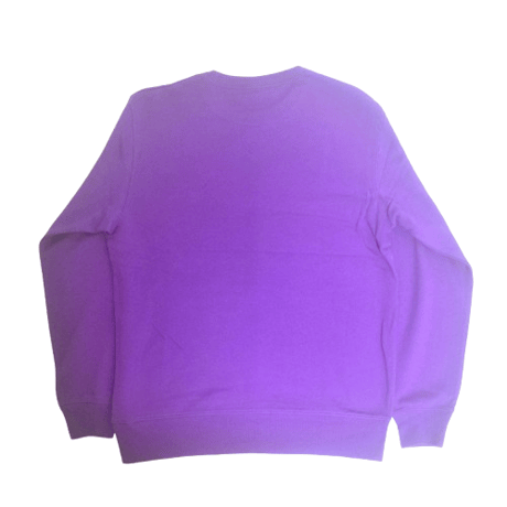 「猫バンド」レコードワッペン猫ツアースウェット  パープル M/L/XL WATERFALLオリジナル商品