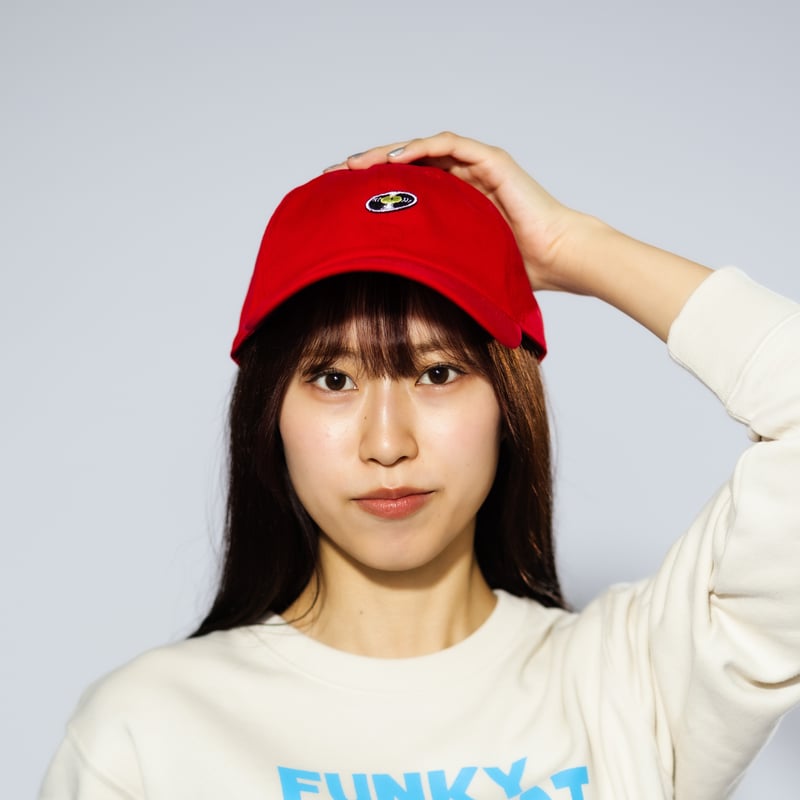 レコードワッペンコットンキャップ」レッド F 2024AW新色 東京