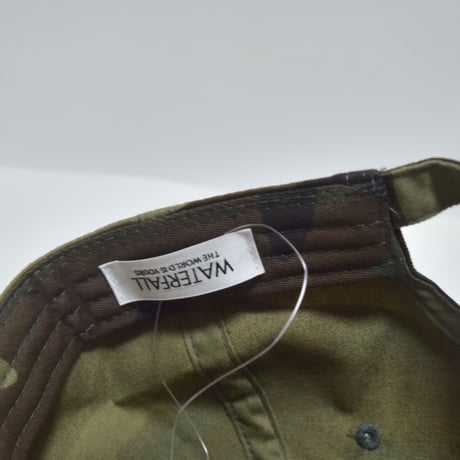 「レコードワッペンコットンキャップ」　カモフラージュ　F　2019AW　新作　WATERFALL