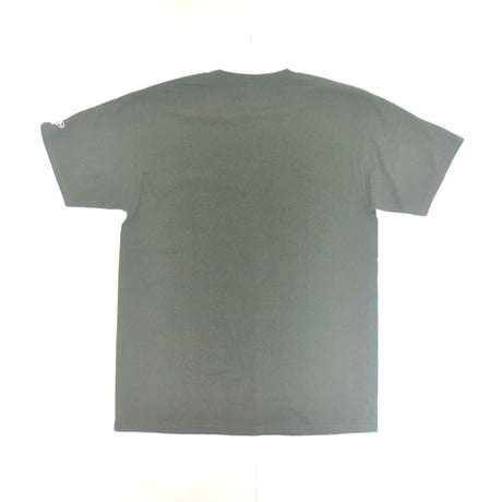 「猫ドラム」レコードワッペン猫ツアーTシャツ  2022SS新色モスグリーン S/M/L WATERFALL商品