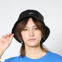 「レコードワッペンバケットハット」 ブラック　60cm　2021SS新作　WATERFALL　ユニセックス