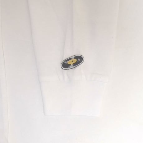 「デトロイトテクノ長袖Tシャツ（DETROIT TECHNO）」ホワイト S/M/L/XL 復刻品 WATERFALL