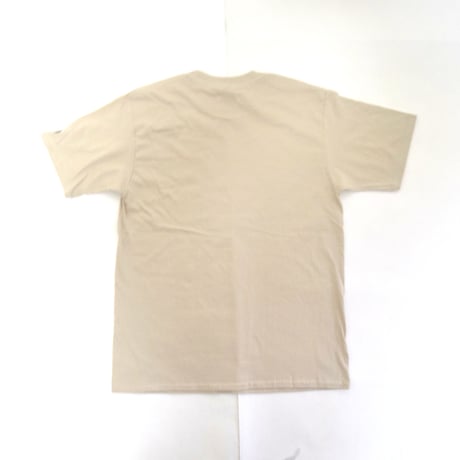 「猫ベース」レコードワッペン猫ツアーTシャツ 2021SS新色 サンド S/M/L WATERFALL限定商品
