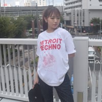 「デトロイトテクノTシャツ（DETROIT TECHNO）」ホワイト S/M/L 2022SS 新色 WATERFALL
