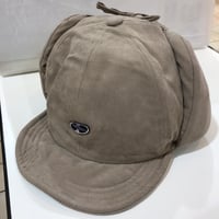 「レコードワッペン中綿フライトキャップ」アイボリー　F　2025AW新作　WATERFALL