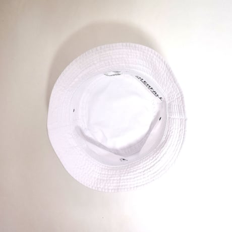 「レコードワッペンバケットハット」 ホワイト　60cm　2021SS新作　WATERFALL　ユニセックス