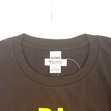 「DJ猫」レコードワッペン猫ツアーTシャツ 2022AW新色 ブラウン　S/M/L　WATERFALL限定商品