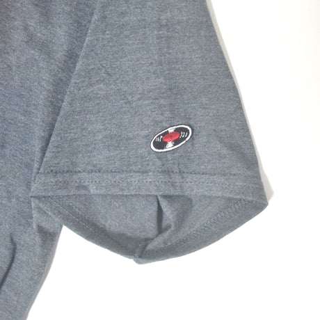 「猫ベース」レコードワッペン猫ツアーTシャツ 2022SS新色 Dヘザー S/M/L WATERFALL限定商品