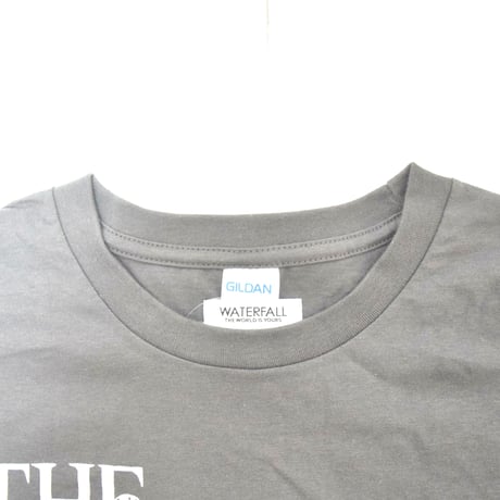 「猫バンド」レコードワッペン猫ツアーTシャツ 2021SS新色 チャコール S/M/L WATERFALL限定品