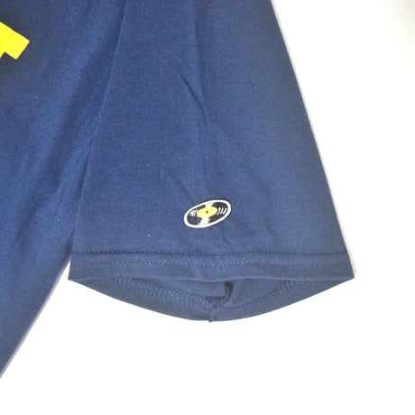 「DJ猫」レコードワッペン猫ツアーTシャツ 2021SS新色ネイビー S/M/L WATERFALL限定商品