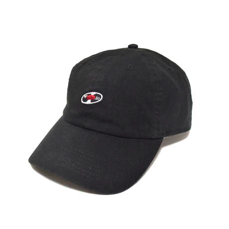 「レコードワッペンコットンキャップ」　ブラック　F　2019AW　新作　WATERFALL
