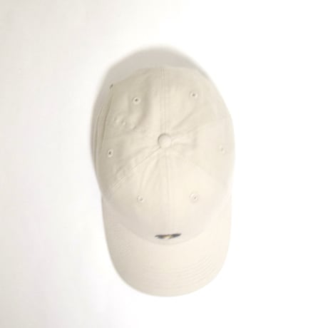 「レコードワッペンコットンキャップ」　クリーム　F　2020SS　新色　WATERFALL