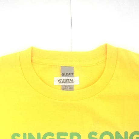 「インコピアノ/シンセサイザー」鳥ツアーTシャツ   2023SS 新色 イエロー S/M/L WATERFALL