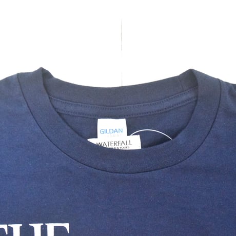 「猫バンド」レコードワッペン猫ツアーTシャツ 2021SS新色 ネイビー S/M/L WATERFALL限定品