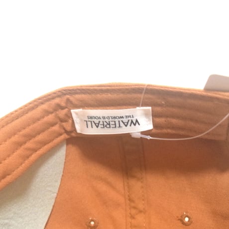 「レコードワッペンコットンキャップ」ブラウン F 2024AW新色 東京服飾専門学校学生チョイス