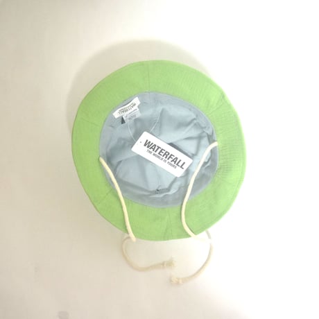 「レコードワッペン紐付きチューリップハット」 グリーン　F　2023SS　新作　WATERFALL