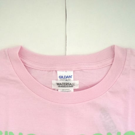「インコピアノ/シンセサイザー」鳥ツアーTシャツ  ピンク　S/M/L　WATERFALLオリジナル