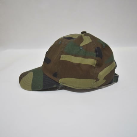 「レコードワッペンコットンキャップ」　カモフラージュ　F　2019AW　新作　WATERFALL