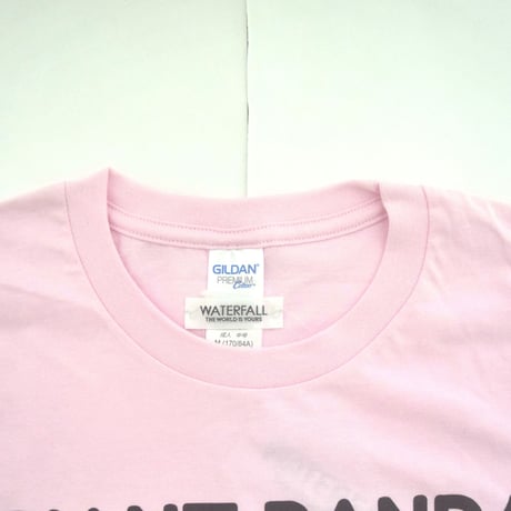 「シャンシャンバイオリン」パンダツアーTシャツ  ライトピンク S/M/L WATERFALLオリジナル商品