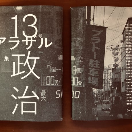 アラザル VOL.13「特集 政治」（税抜き版）