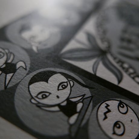 Akiko Miura+86B210",Mandala-esque"オリジナルイラストプリント Akiko Miura "To Live" Oliginal ilustration print