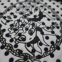 Akiko Miura+86B210"生きる"手拭い To live Tenugui (Japanese traditional hand towel)　"震える空"初版パンフレット付き
