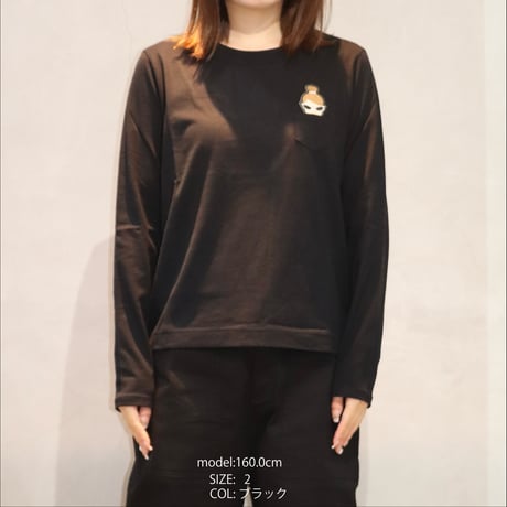 2407110 クリスタルキャサリンクルーネックロンT