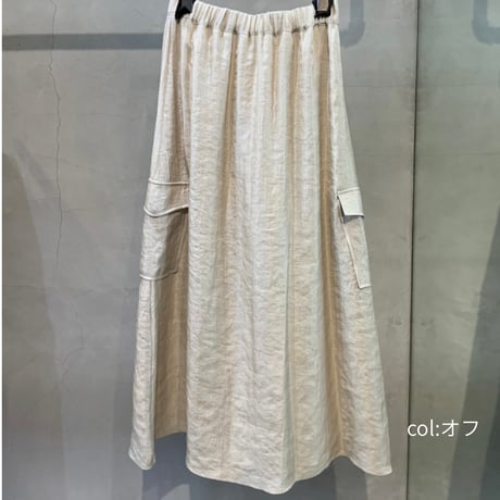 2510701 サテンカーゴスカート