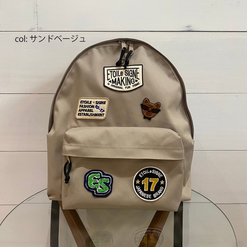 2305006 CORDURAワッペンリュック | ETOILeSIGNE 